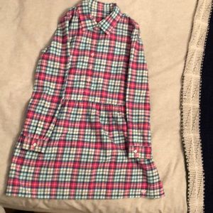 Vineyard Vines Girls flannel dress